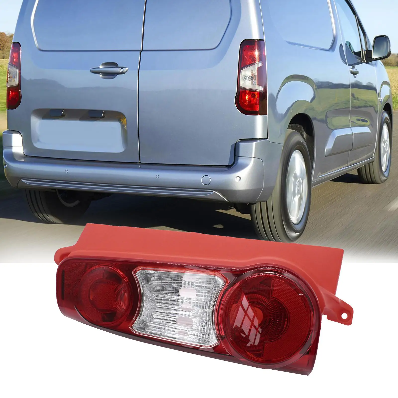 Rear Tail Light Lamp Assembly 6350FJ Rear Light Assembly Taillights Assembly for Peugeot Partner 2008-2012 Left Accessories