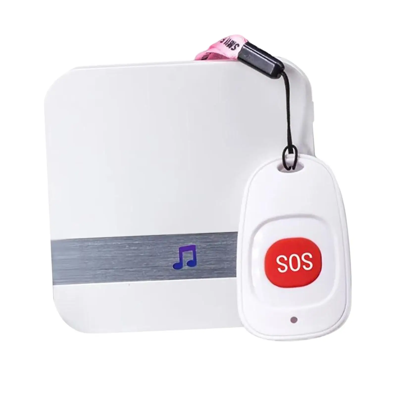 Wireless Caregiver Pager SOS Call Button Nurse Calling Patient Help System for Home Elderly Patient, EU Plug