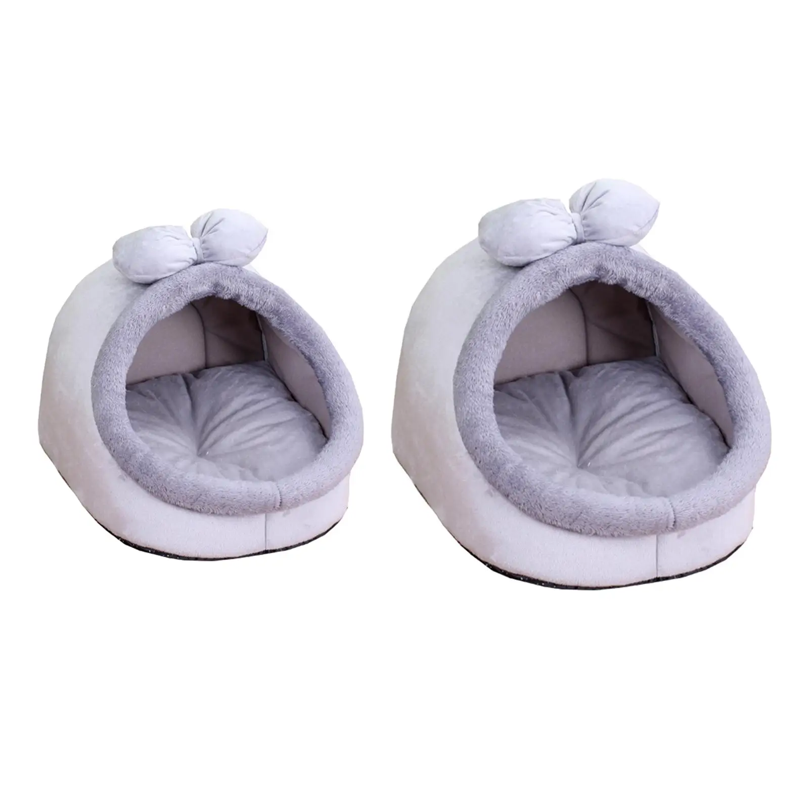 Bed Cute Enclosed Cat Bed Warming Cat House for Indoor Cats and Small Dogs