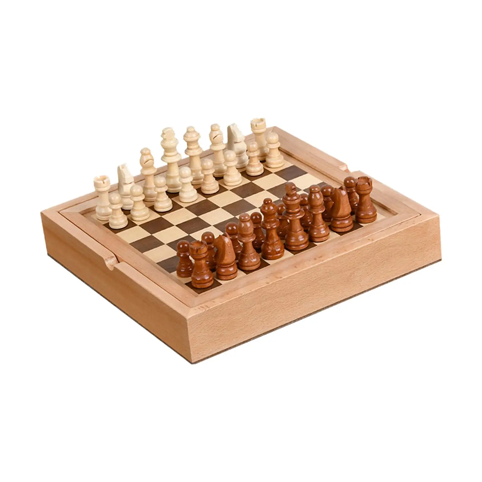 Portable Chess Board Set International Chess Set Chess Piece Set for Kids Gifts