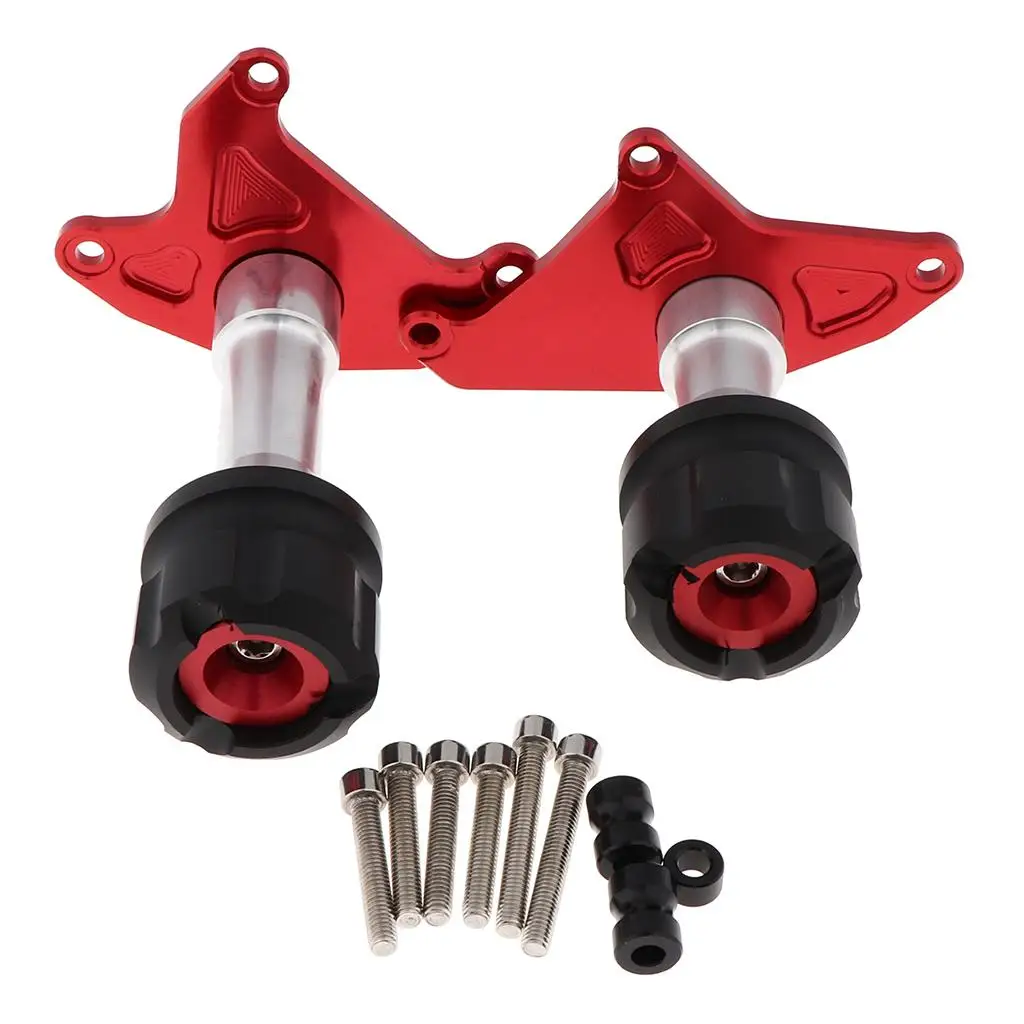 2 PCS Red Engine Anti-crash Protector Motorcycle Engine Protect Tools Engine Guards for Honda MSX125 MSX125SF