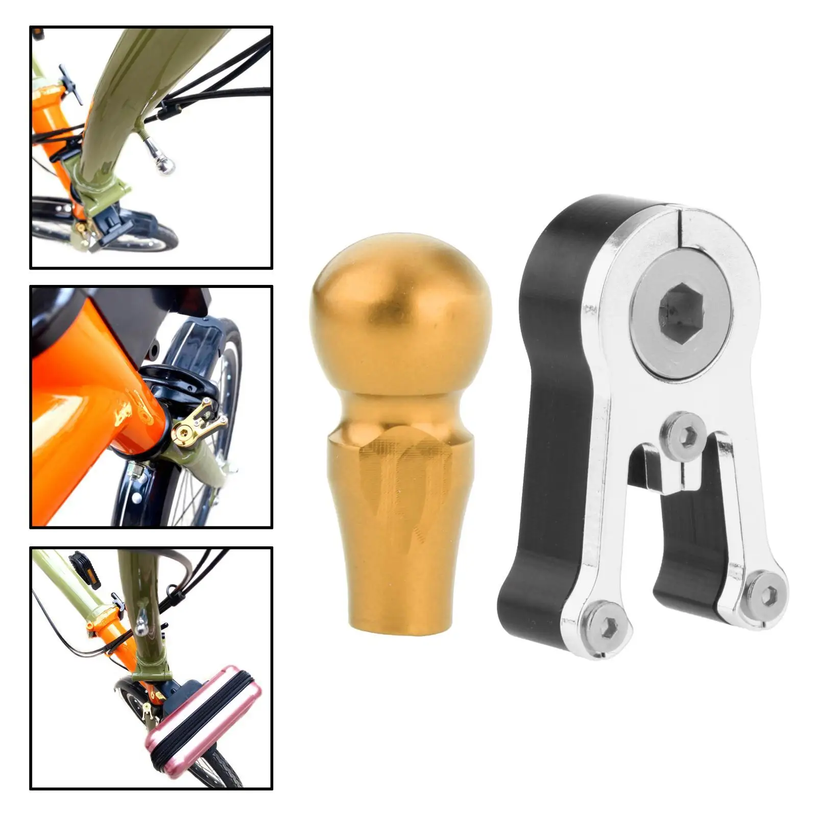 Handlebar Catcher Fixing Buckle for  Folding Cycling Accessories