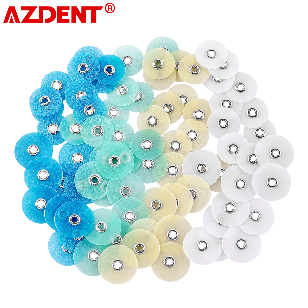 Best of AZDENT Dental Polishing Discs Gross Reduction Contouring Mandrel Stripes Set 80 Pcs Dentistry Materials Teeth Whitening Tools Reviews & Tips