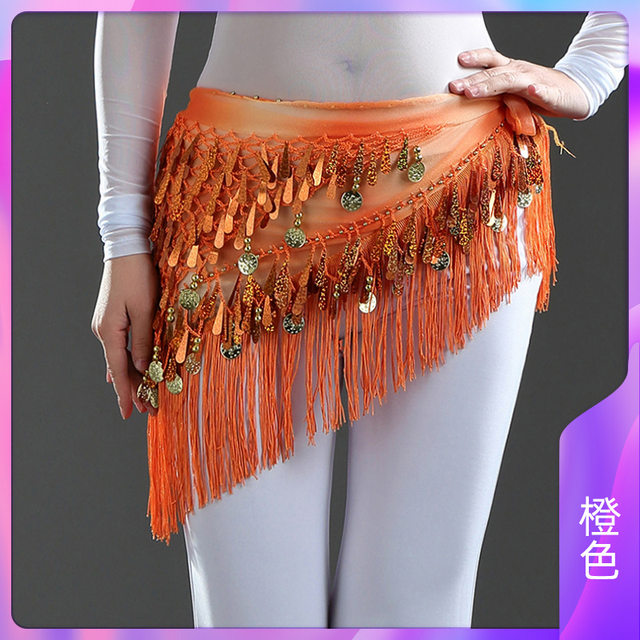 Sequin Tassel Belly Dance Hip Scarf