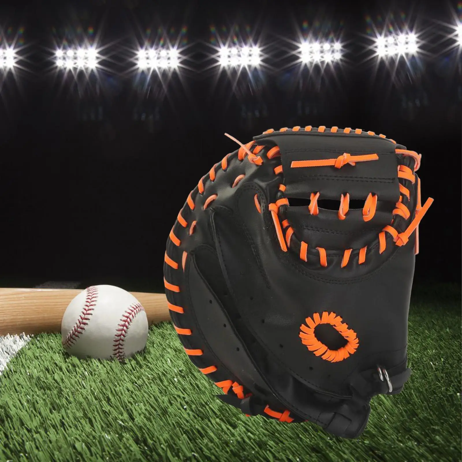 Sports Baseball Glove Durable Comfortable PU Teeball Gloves Baseball Softball Fielding Glove Batting Glove for Beginner Adults