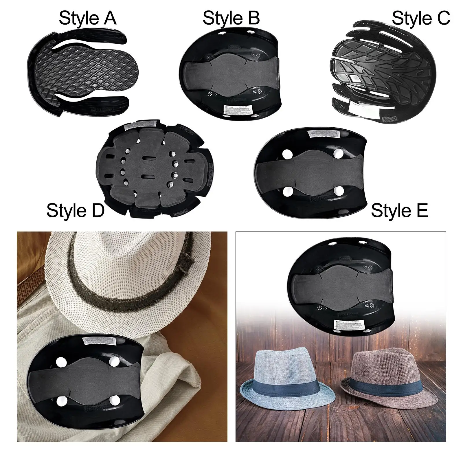 Universal Safety Cap Insert Bruisesproof Safety Cap Lined Bumpsproof Hat Liner Insert Baseball Hat Accessories