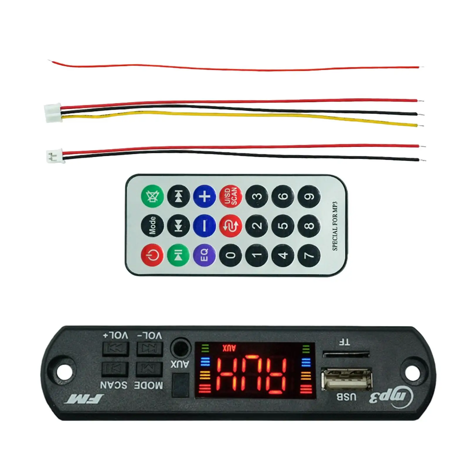 BT MP3 Player Decoding Board with Remote Control Accessories Car Audio Speaker Lossless Music Format 12V for Car DIY Speaker