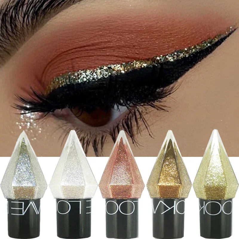 Best of Glitter Diamond Eyeliner Pencil Waterproof Silver Rose Gold Pearlescent Sequins Eye Liner Eyeshadow Pen Eyes Makeup Cosmetics Reviews & Tips