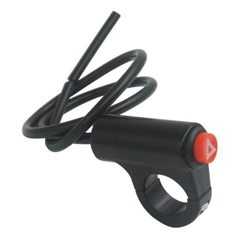Motorrad Schalter Gefahr Licht Taste Kabel Elektrische Fahrzeug Doppel Flash Warnen Notfall Lampe Signal Blinker Rot Anzeige Licht – Detail 5