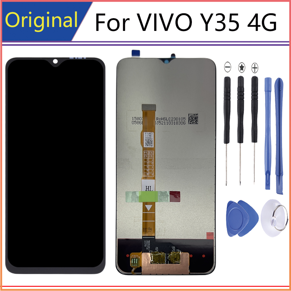 AAA + ЖК-дисплей для VIVO Y35 4G дисплей с рамкой сенсорный экран Замена  мобильный телефон LCDs Ремонт Запасные части | AliExpress