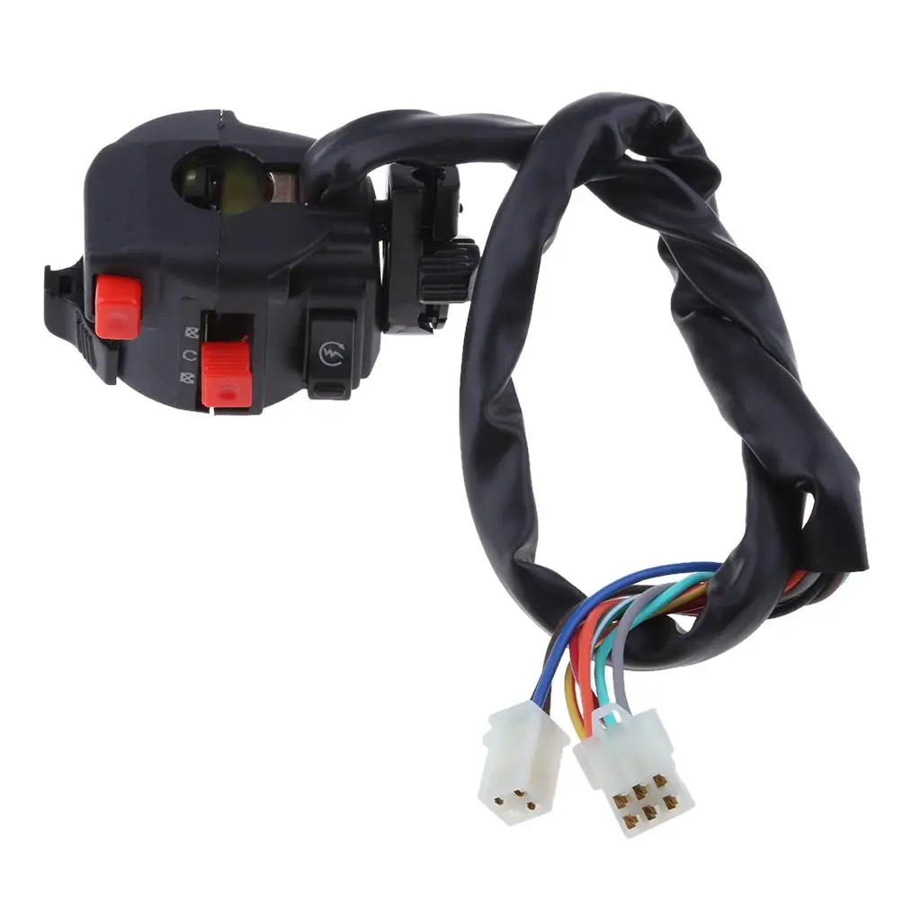 Universal Motorcycle Switch Lights on off High Low Indicator Horn Switch