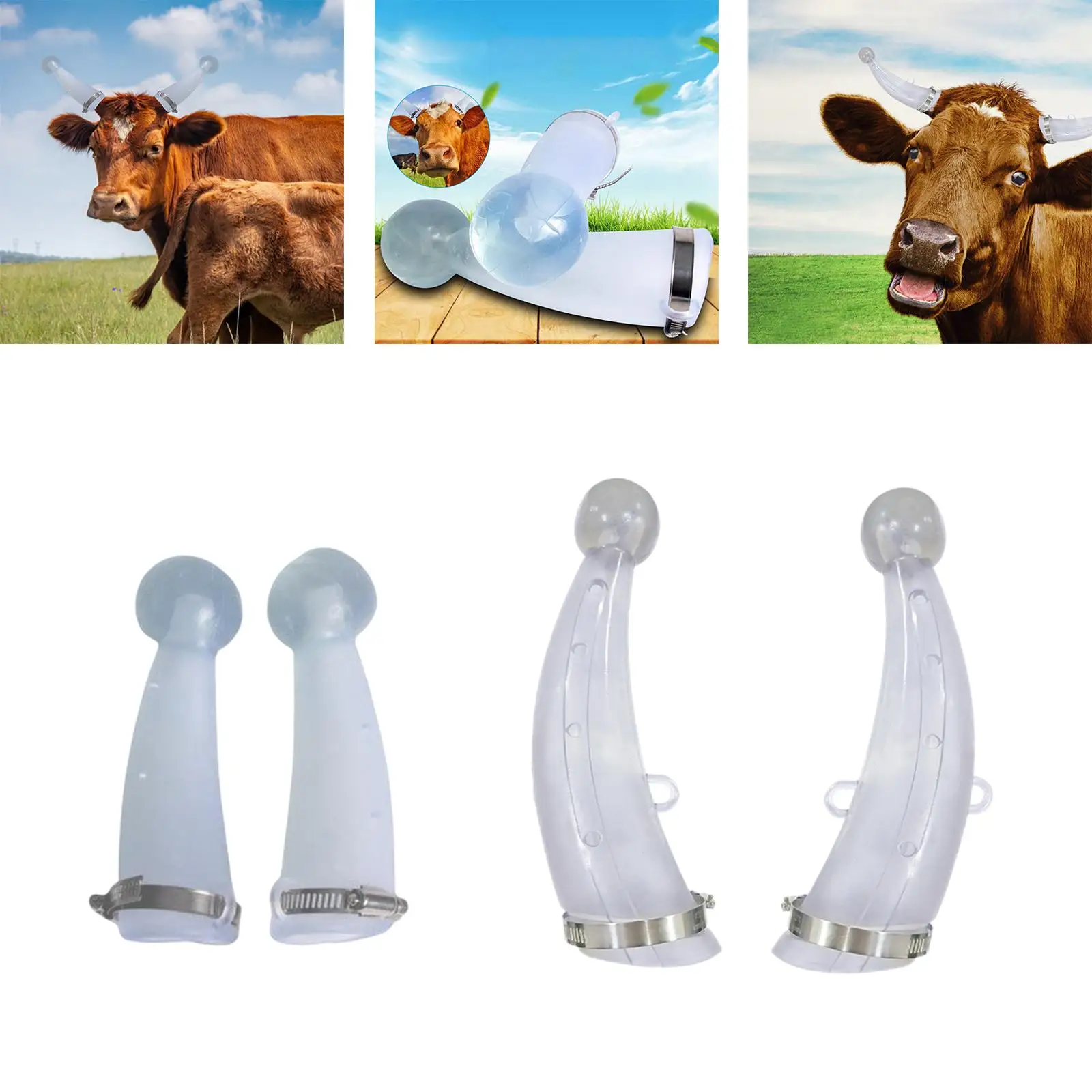 1 Pair  Cover Anti Fighting Cow  , Comfortable, Breathable and Waterproof