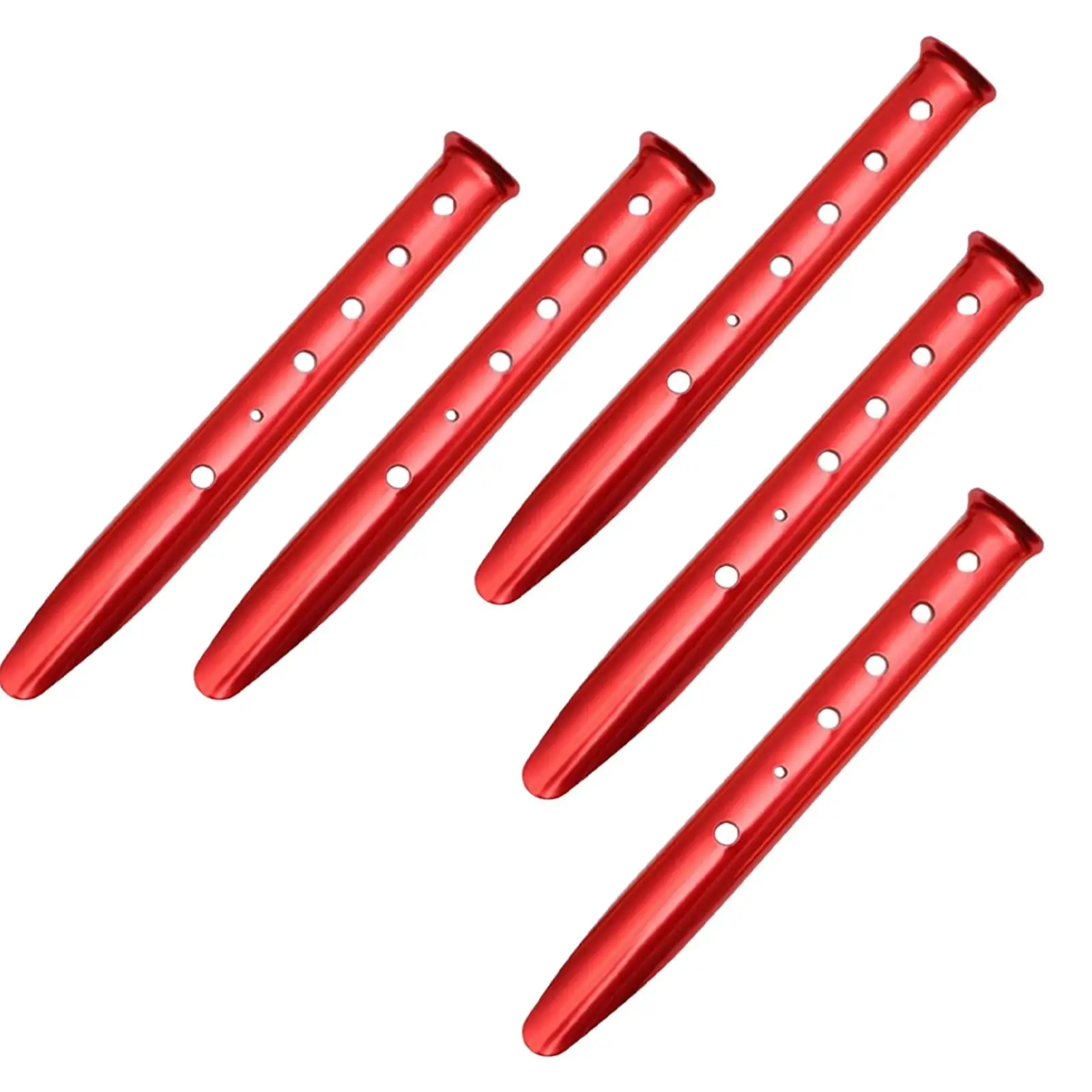 5Pcs Tent Stakes Pegs Ground Nails Snow Sand Anchor for Camping Tarp Shelter