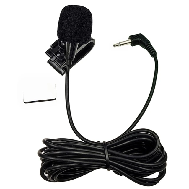 2.5mm/3.5mm Clip Jack Plug Mic Stereo Mini Wired External