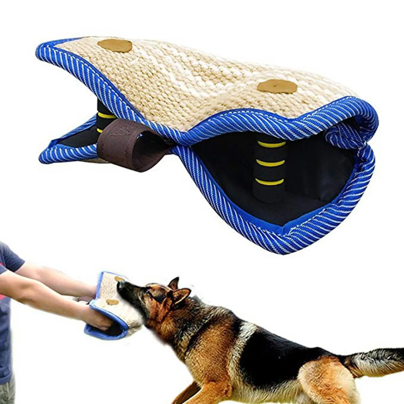 Dog Bite Pillow Bite Interactive Play Protection Arm Sleeves Dog Tug Toy for Training Supplies