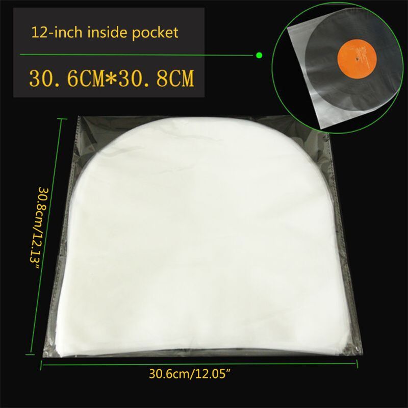573A 12 Zoll Klar für LP Innere Ärmeln Anti Statische Vinyl Record Ärmeln 12 "Bieten für LP Sammlung für LP Vinyl Rekord EIN – Detail 6
