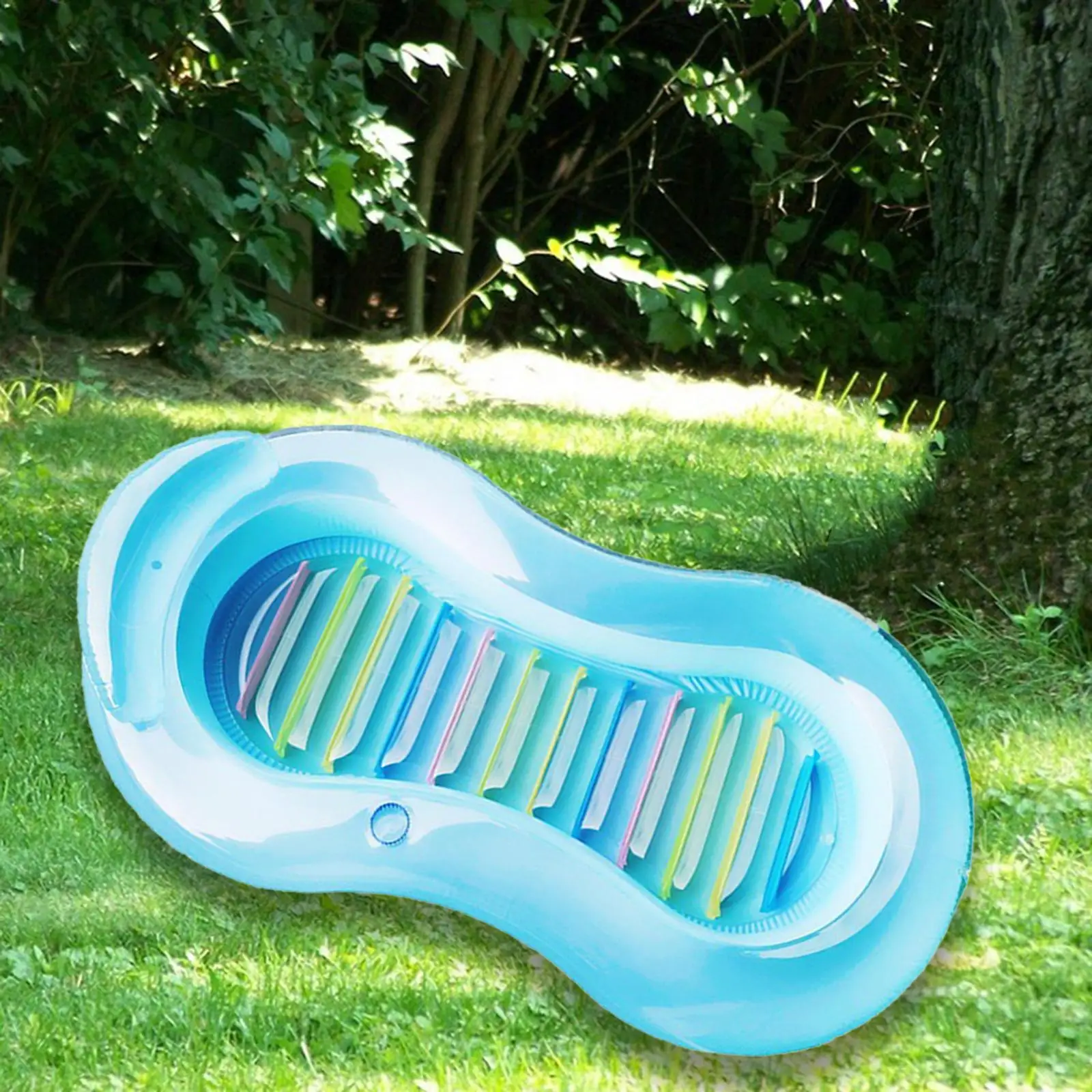 Inflatable Lounge Chair Water Hammock Air Mattress Lounge Bed Beach Summer Pool Access for Outdoor Water Sports Swimming Pool