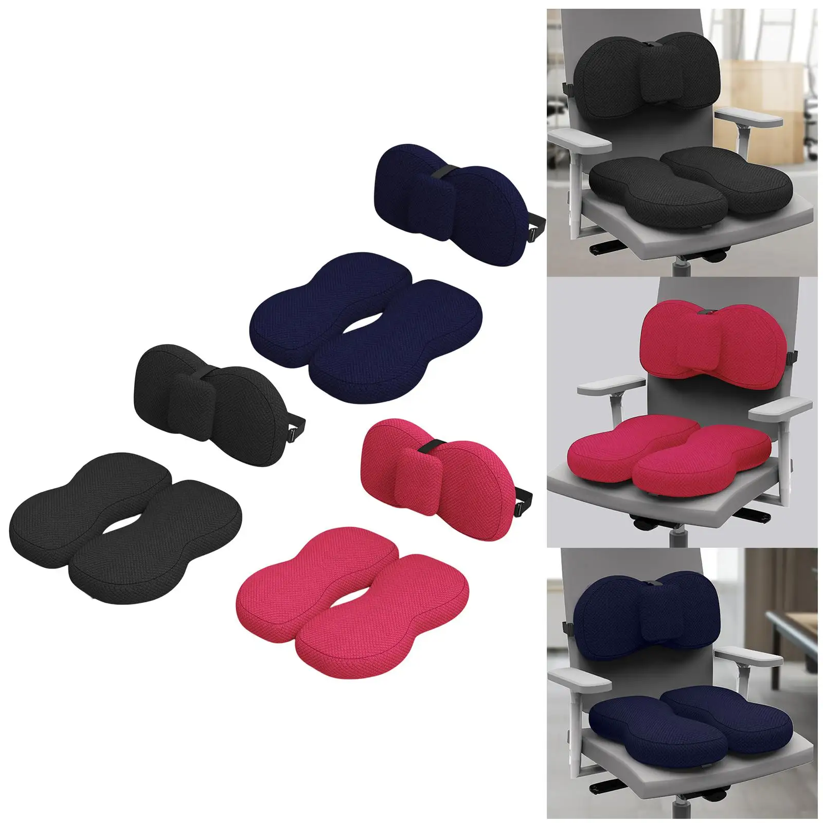 Office Chair Cushion Comfortable Desk Chair Cushion for Plane Bedroom Travel