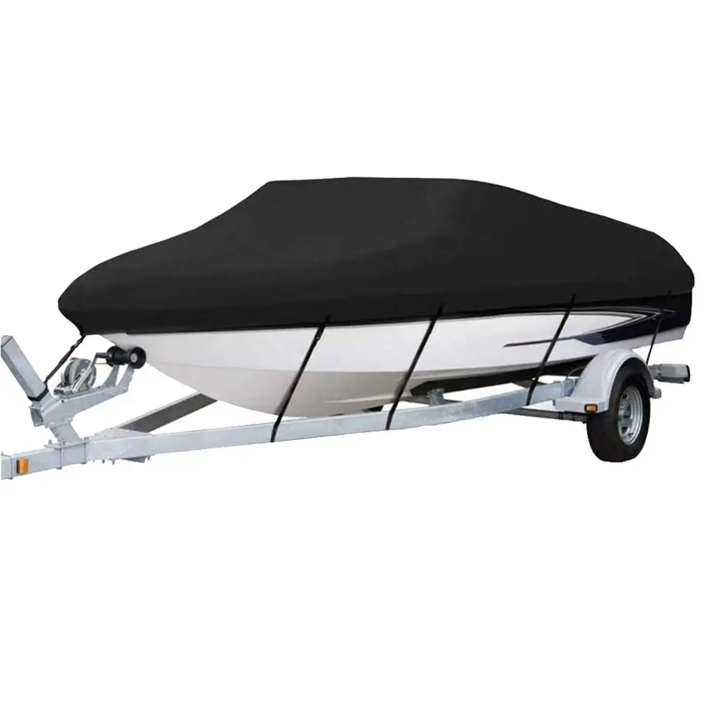 Boat Cover UV Resistant Runabout Outdoor Protection Ship Covers V-shaped