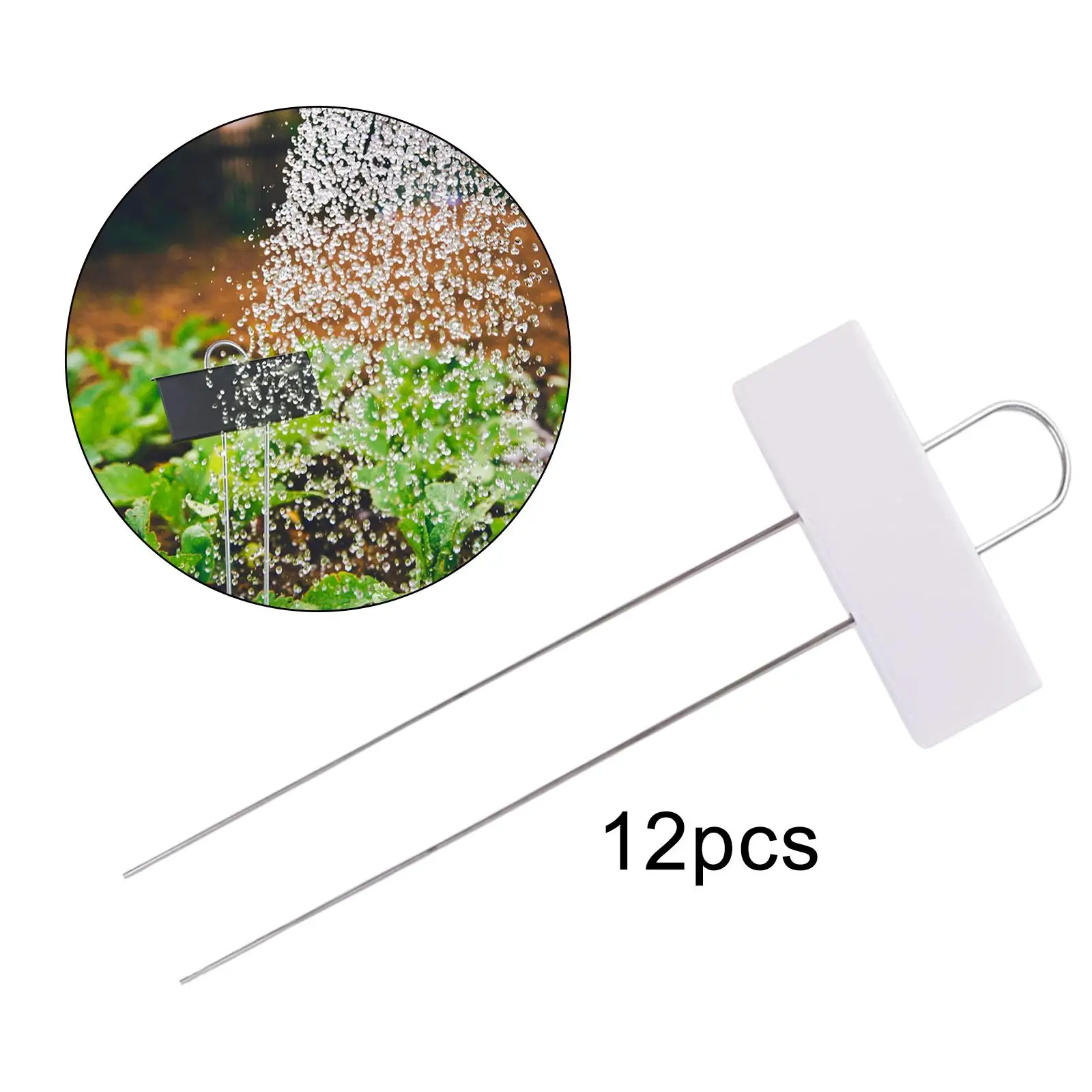 12Pcs Iron Plant Labels Plant Stakes Garden Markers Weatherproof Plant Sign Tags for Green Plant Greenhouse Flower