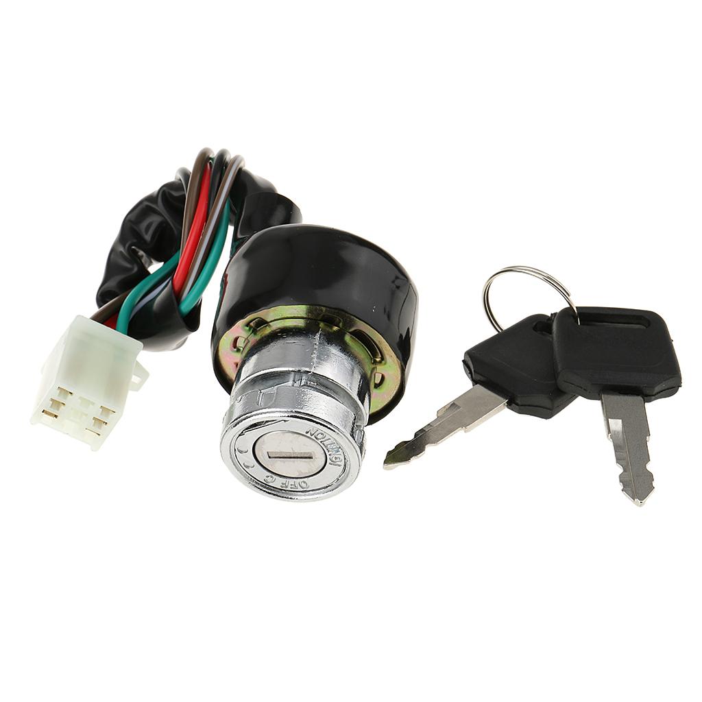 Ignition Switch 6 Wire 3 Position for Motorcycle Scooter Quad Bike Go-Kart universal 6 wire motorcycle ignition switch