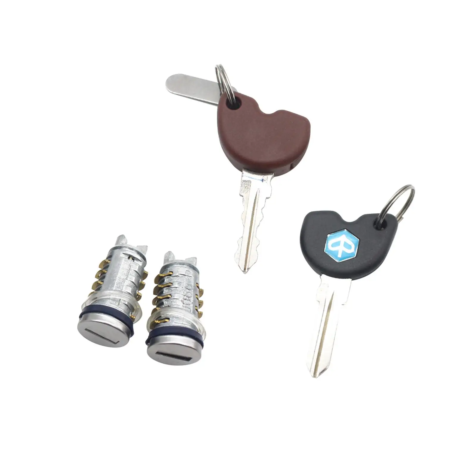 2Pcs Cylinder Key Lock Set Parts Replacement for Zapm28800 GTS LX 125 250 300