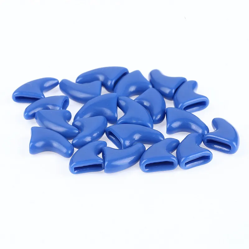 100 pcs Rubber Nail Caps For Cats Cat Kitty Kitten Paw Claw Nail Protector Cat Grooming Supplies +5 (Adhesive Glue & Applicator)