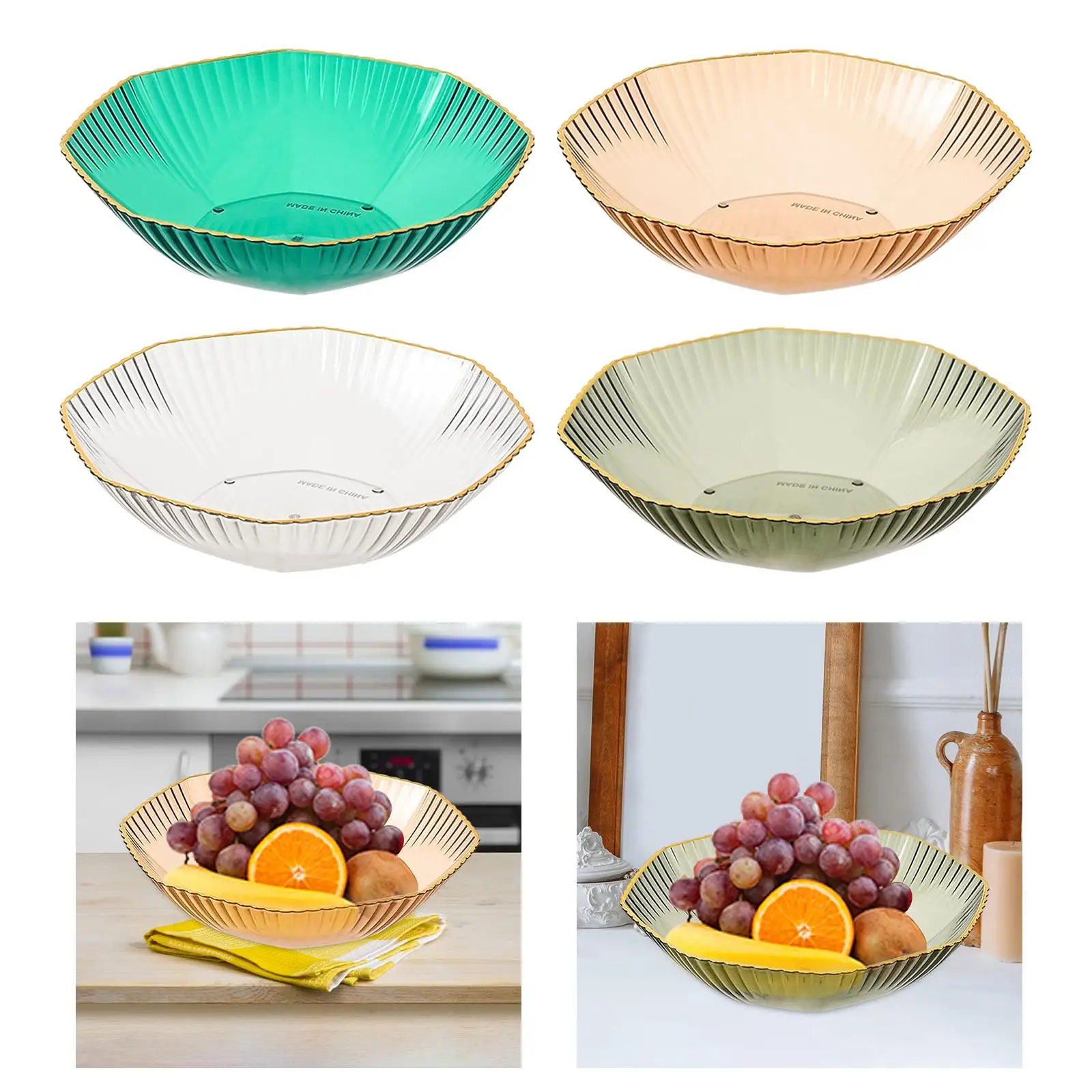 Dried Fruit Plate Round Storage Tray for Countertops KTV Jewelry Makeup