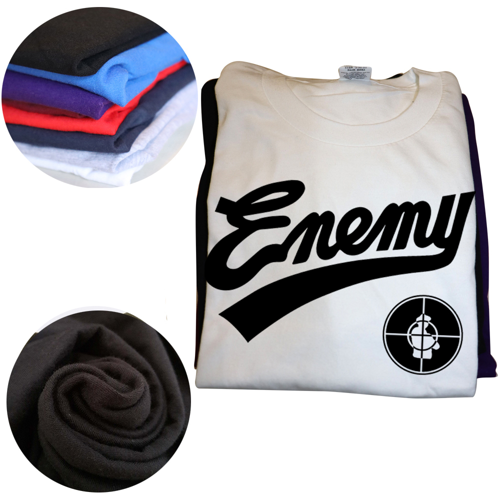 Öffentlicher Feind kämpfen gegen die Macht 1989 Baseball T-Shirts Rundhals ausschnitt Kurzarm Mode T-Shirt Kleidung lässig Basic T-Shirts – Detail 4