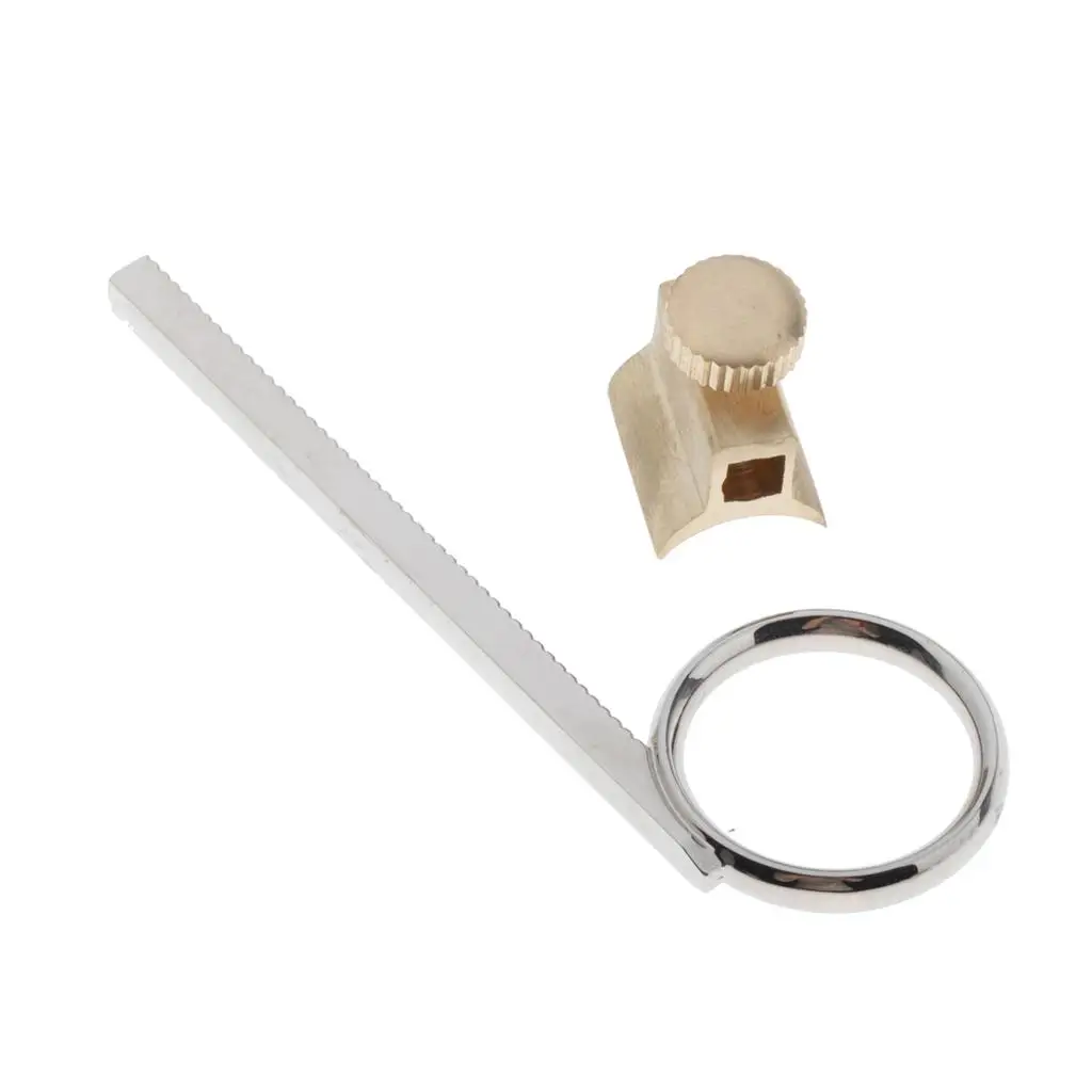 Trumpet Slide Finger Ring with Holder Trumpet Parts Accessories 75mm Length