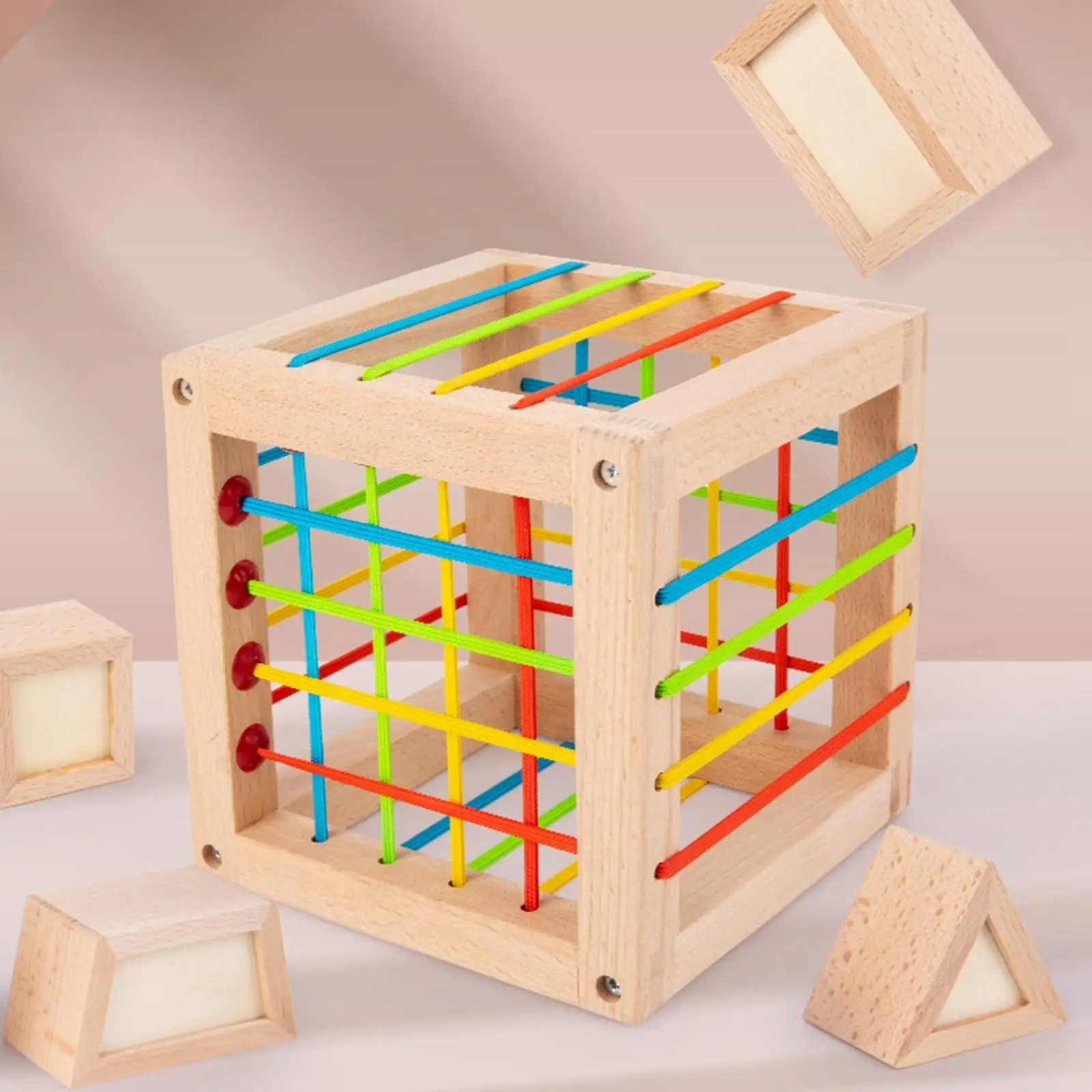Wooden Block Shape Toys Puzzle Toys for Boys Girls, Kids 3 4 5 6 Xmas Gifts