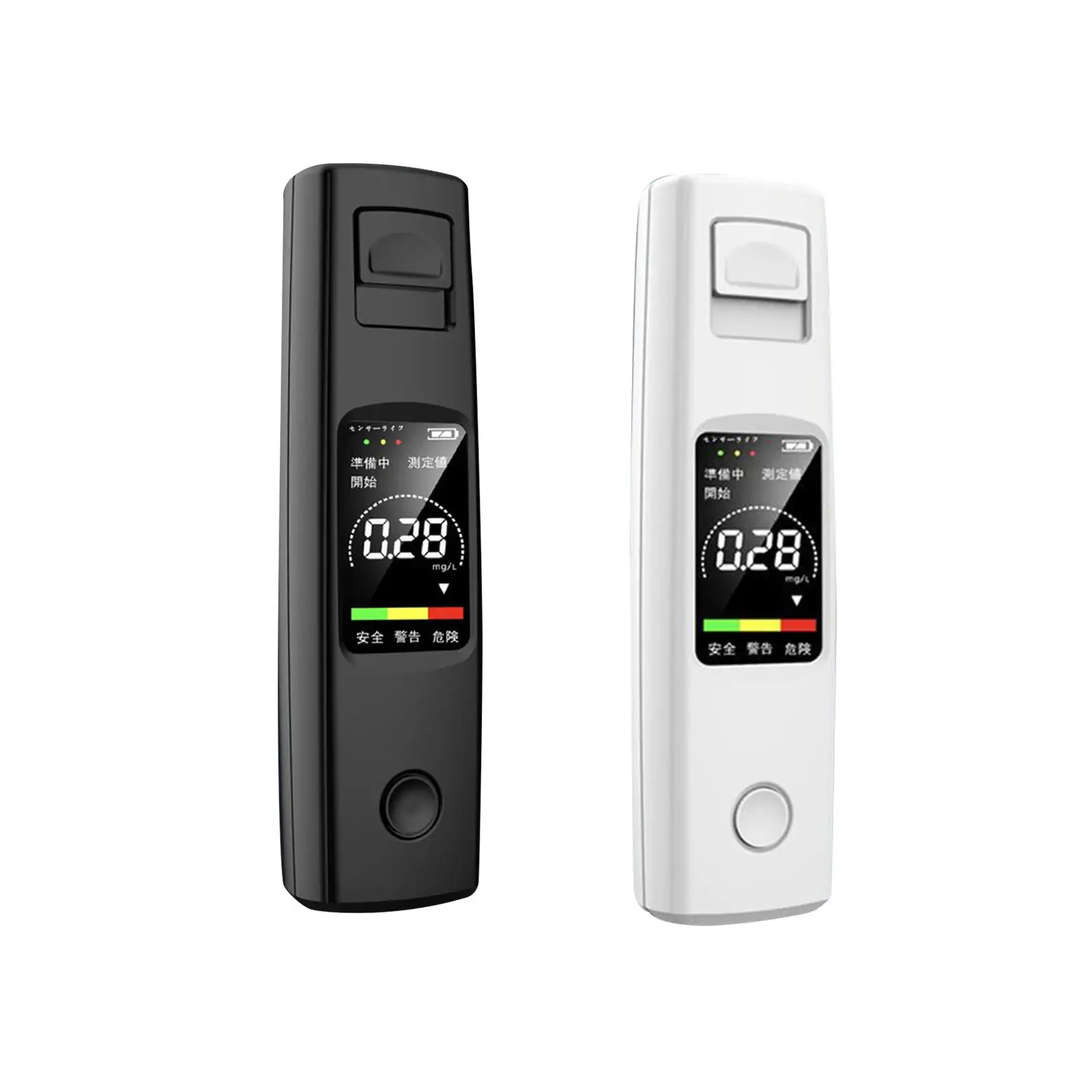 Alcohol Tester Accurate Reading LED Display Dustproof Air Blowing Portable for Drivers Personal Home Use Measuring Tool
