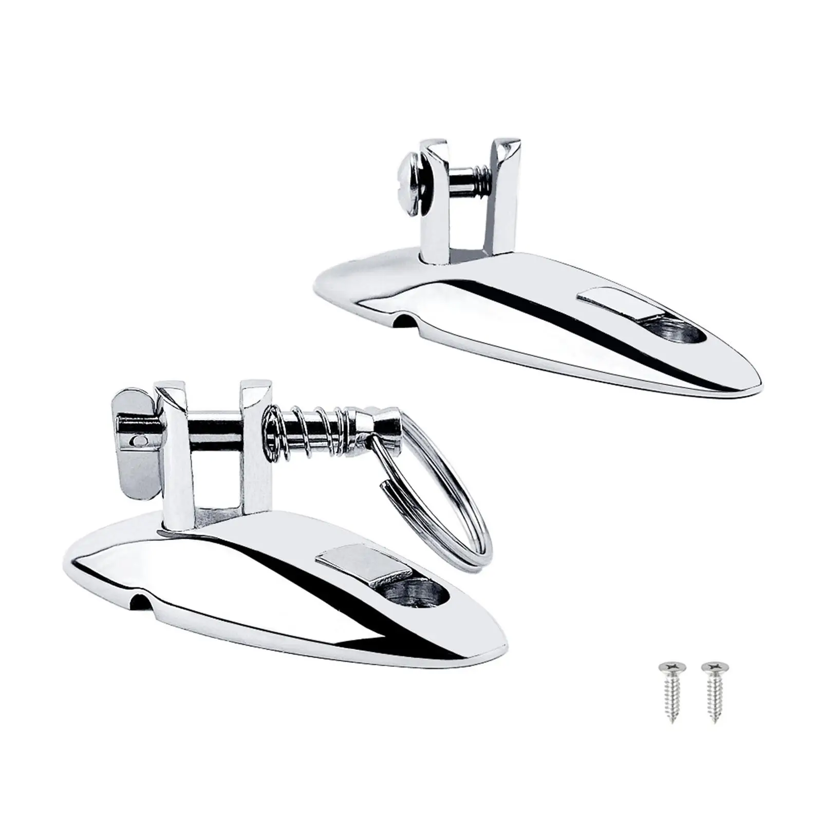 Stainless Steel Marine Deck Side Hinge Swivel Hinge Include Screws  Fitting Ship Outfitting Fishing Dinghy Hardware Accessories