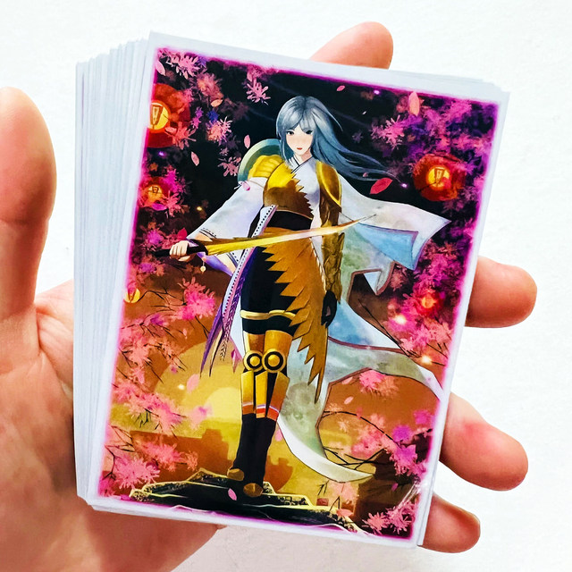 60PCS/BAG TCG Card MGT The Wandering Emperor Sleeves Game Characters  Protector Cards Shield Graphics Protector Color Sleeves PKM