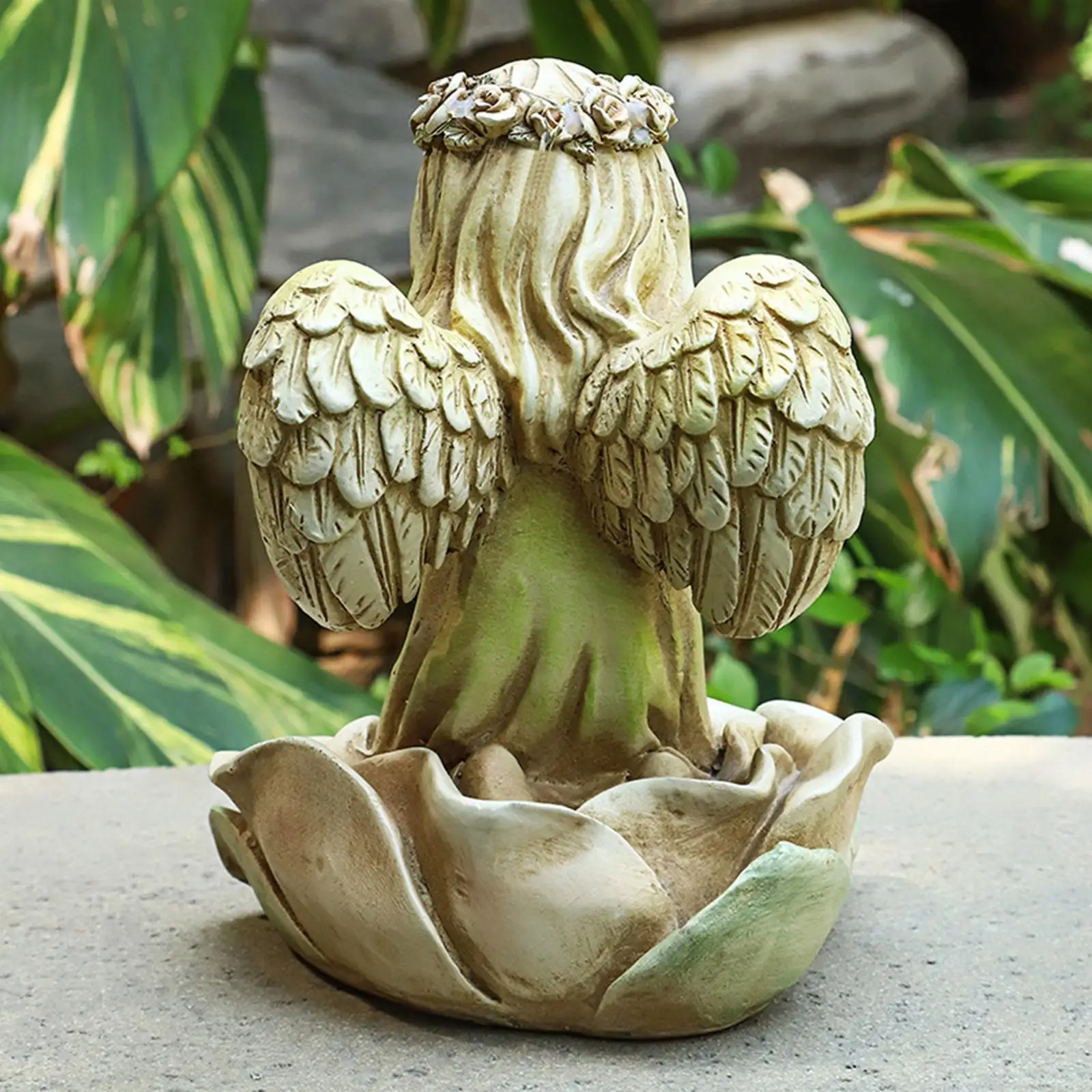 Creative Angel Statue resin material art Sculptures for Garden Outdoor Decor Office Gift