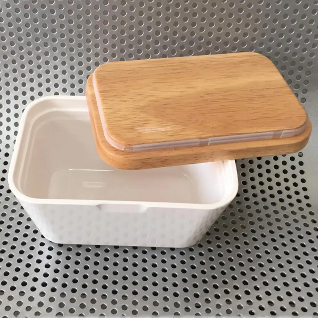 Cheese Container Organizer Crisper Storage Box for Kitchen Refrigerator