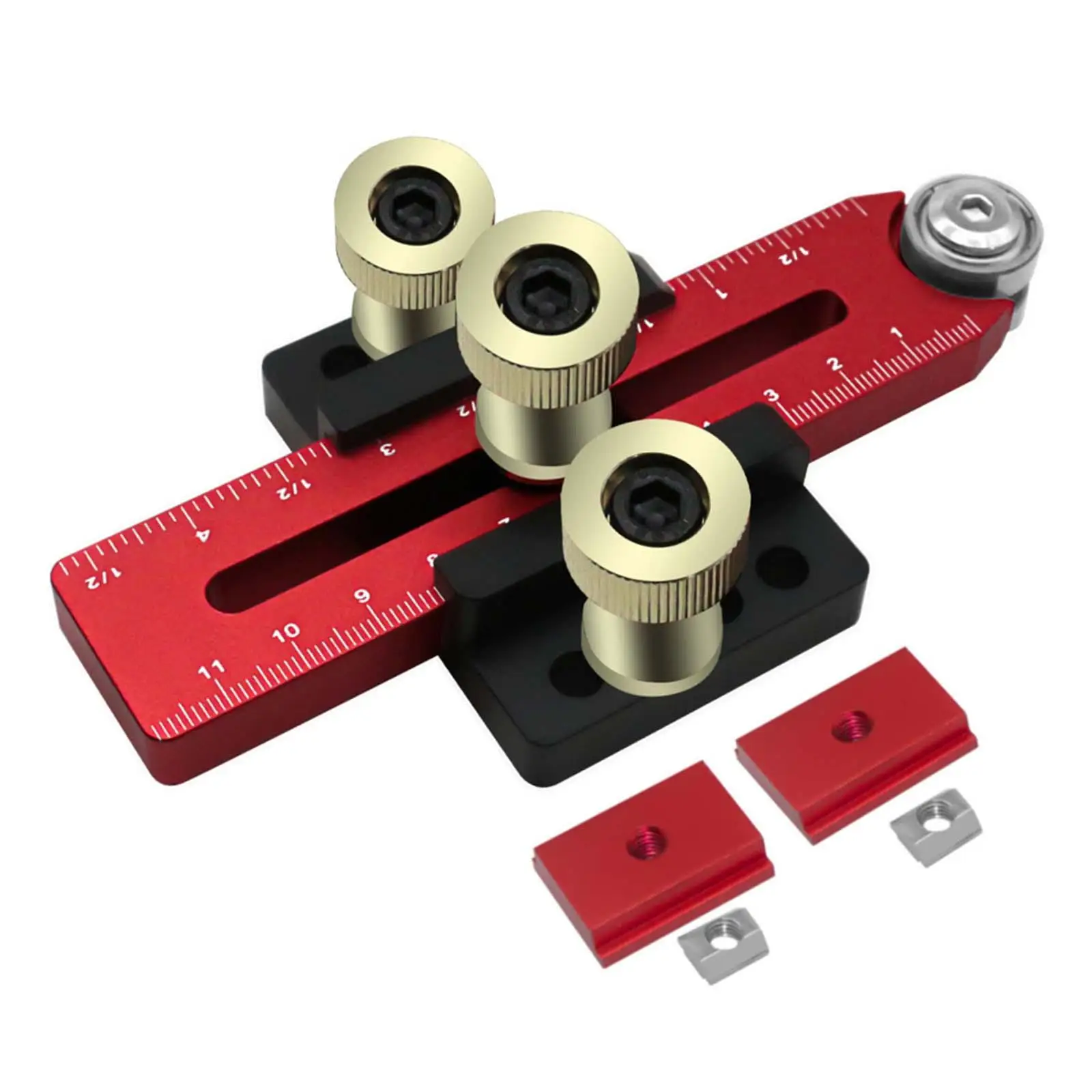 Extended Thin Jig for Repeat Narrow Strip Cuts Professional Fence Guide Workbench Push Guide T Screw Fixture Slot Machine