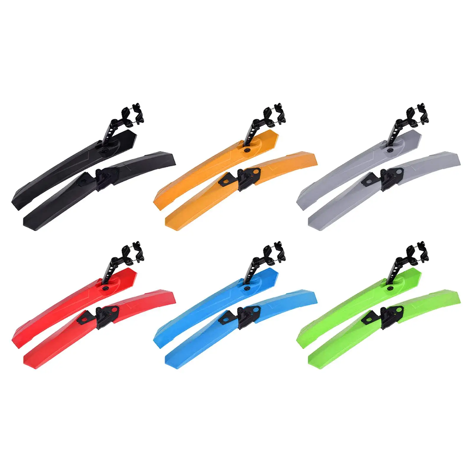 Bike Mudguard Front and Rear Set Bicycle Fenders Bike Fender Mudflap for Riding Road Bike Folding Bike Spare Parts Accessories