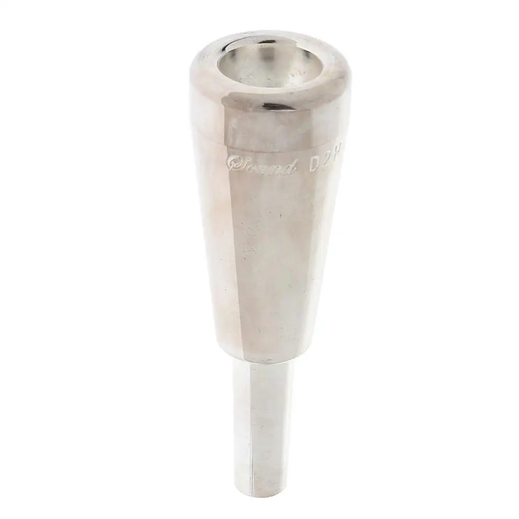 1x Silver Plated Trumpet Mouthpiece for Trumpet Replacement Accessory
