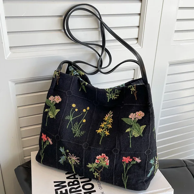 Factory Online Sale Old Flower Bucket Large Capacity New Single Shoulder  Messenger Bag Hand Womens Bag From Mitchellness_store, $33.74