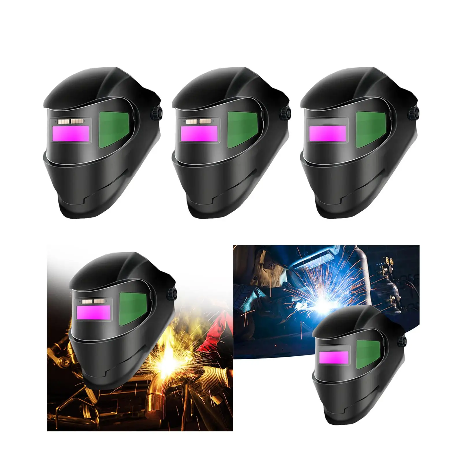 Flip up Welding Face Cover Breathable Adjustable Panoramic Weld Hoods