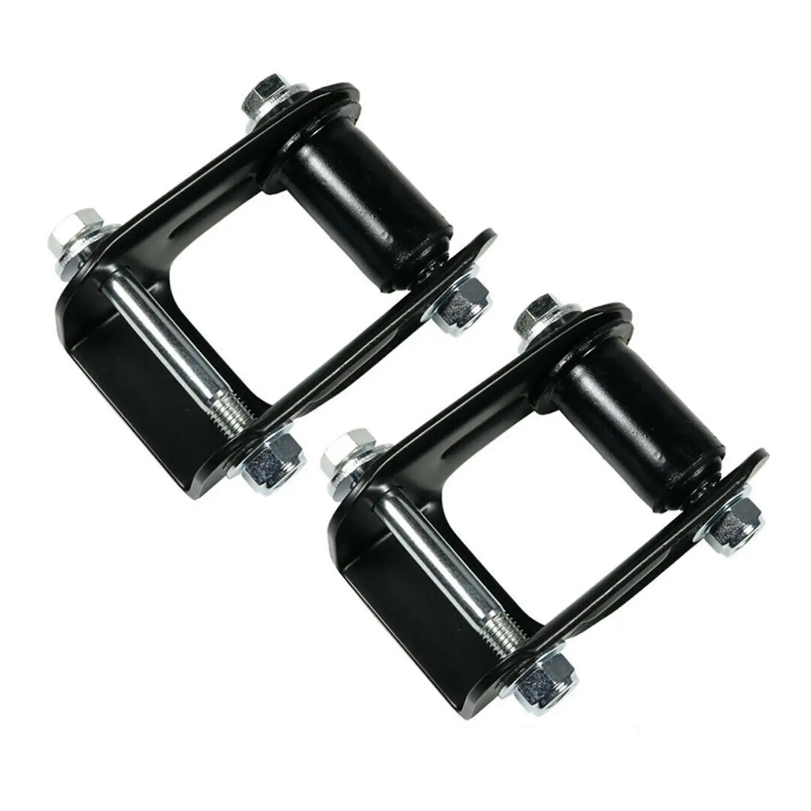 2Pcs Rear Leaf Spring Shackle Kit, Decorative Accessories ,Easily Install ,Wear