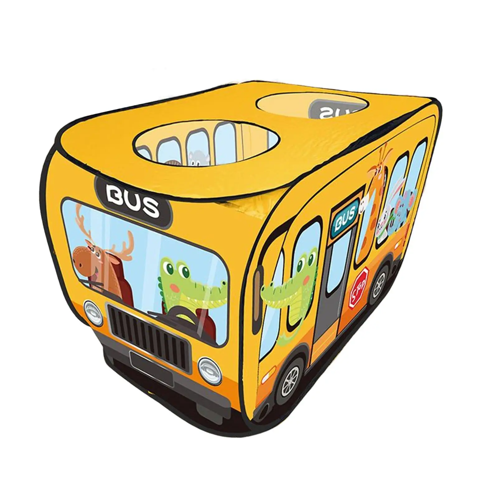 Foldable Ice Cream Truck Role Play Game Portable Children Play Tent for Home