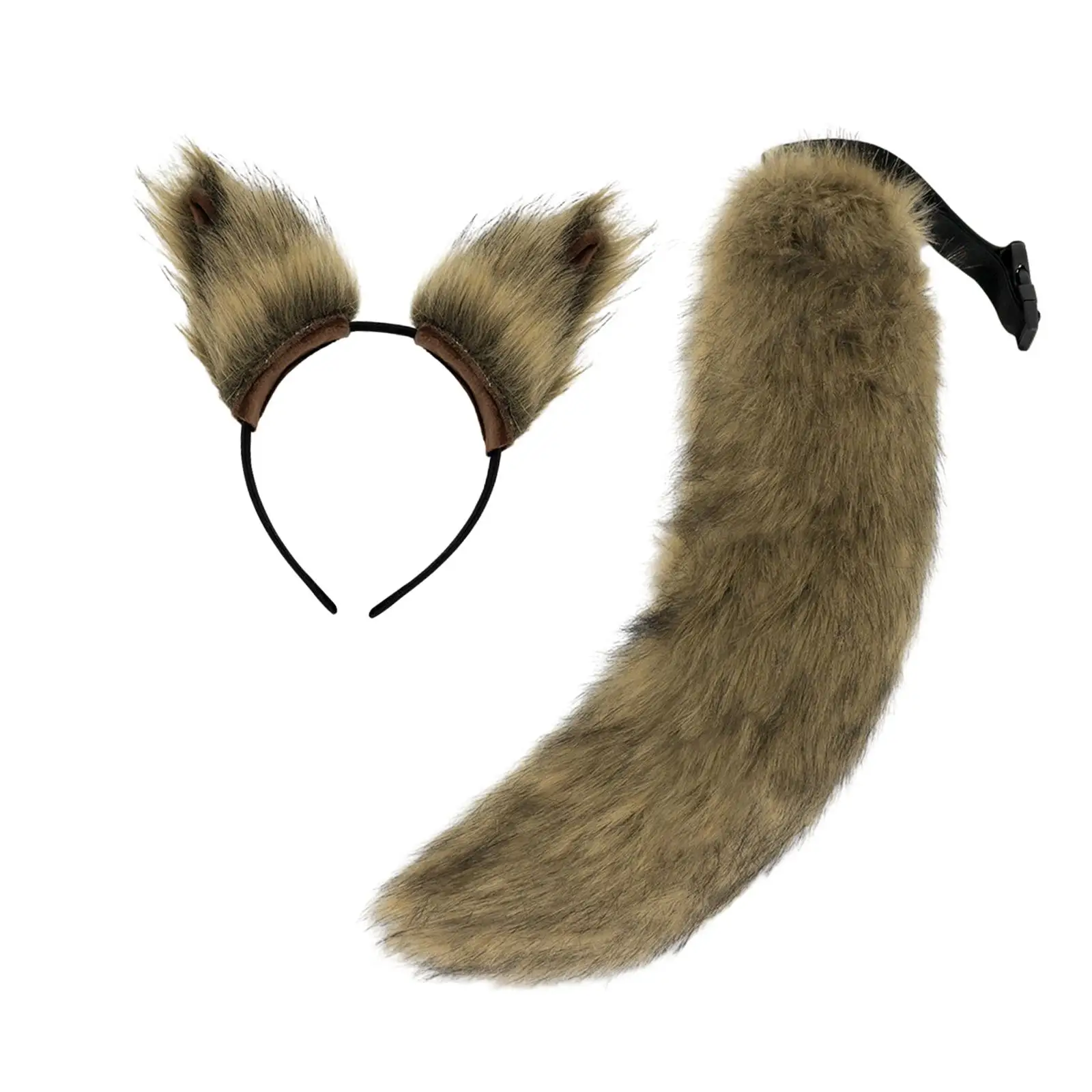 Animals Ears and Tail for Adults Children Lolita Cosplay Fancy Dress for Role Play Holiday Carnival Birthday Stage Performance