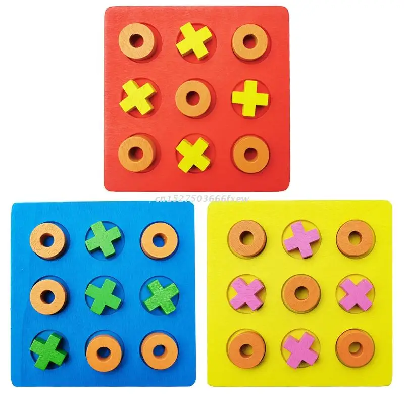 Family Noughts and Crosses game XOXO Tic Tac Toe for Kids adults Garden Party 
