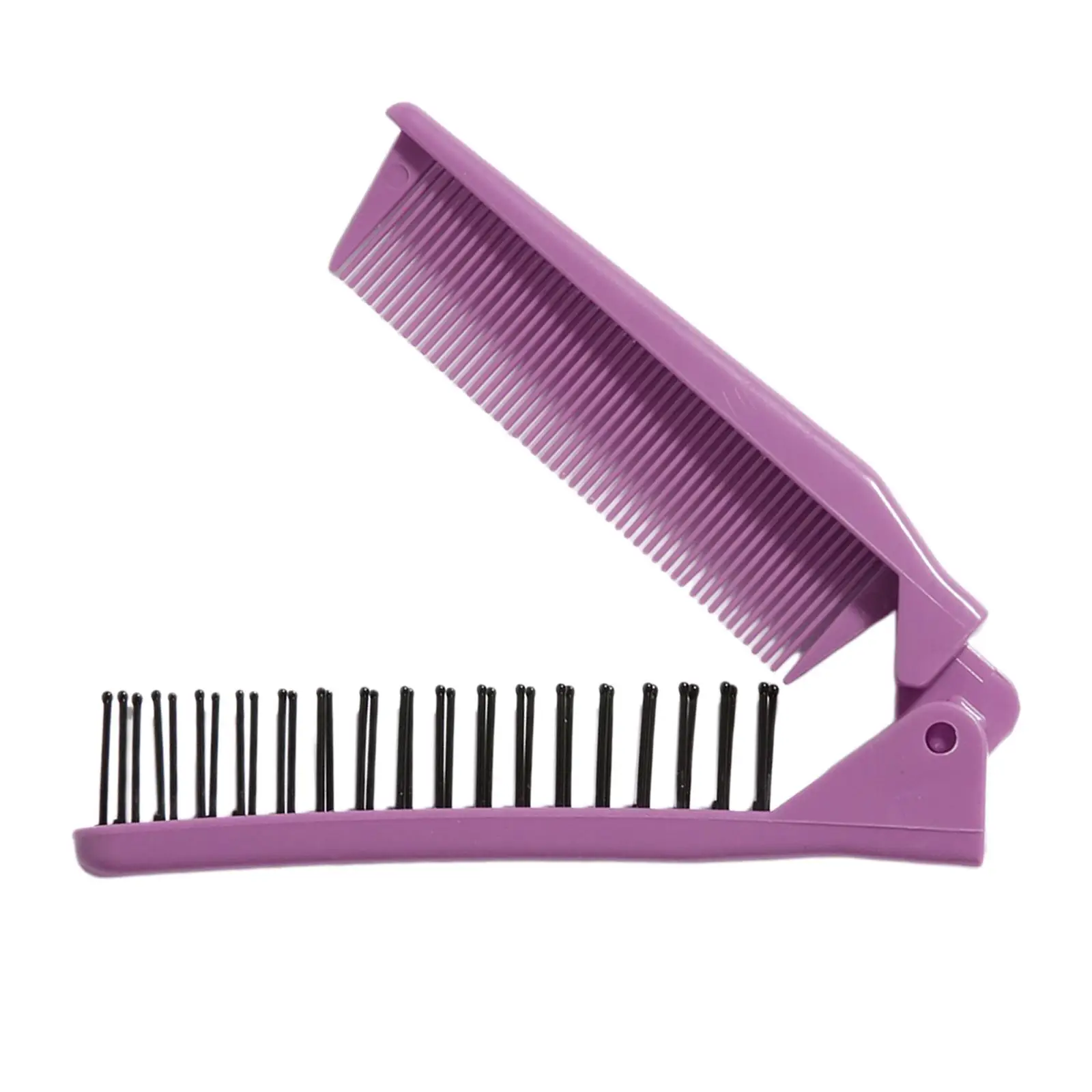 Foldable Hair Comb Portable Beautiful Practical Compact Rotatable Mini Pocket Comb Hairbrush for travel Men Women