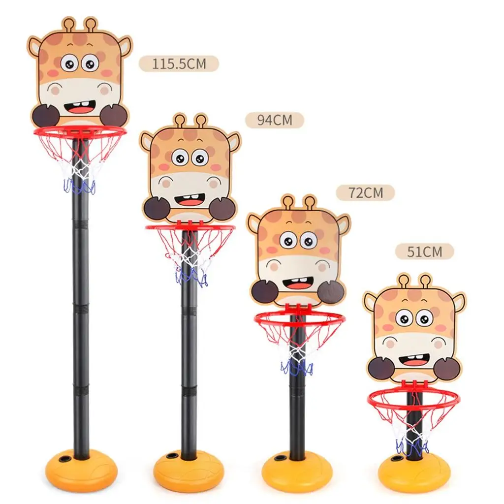 Adjustable Basketball Hoop Stand Sports Toys for Boys and Girls Toddlers