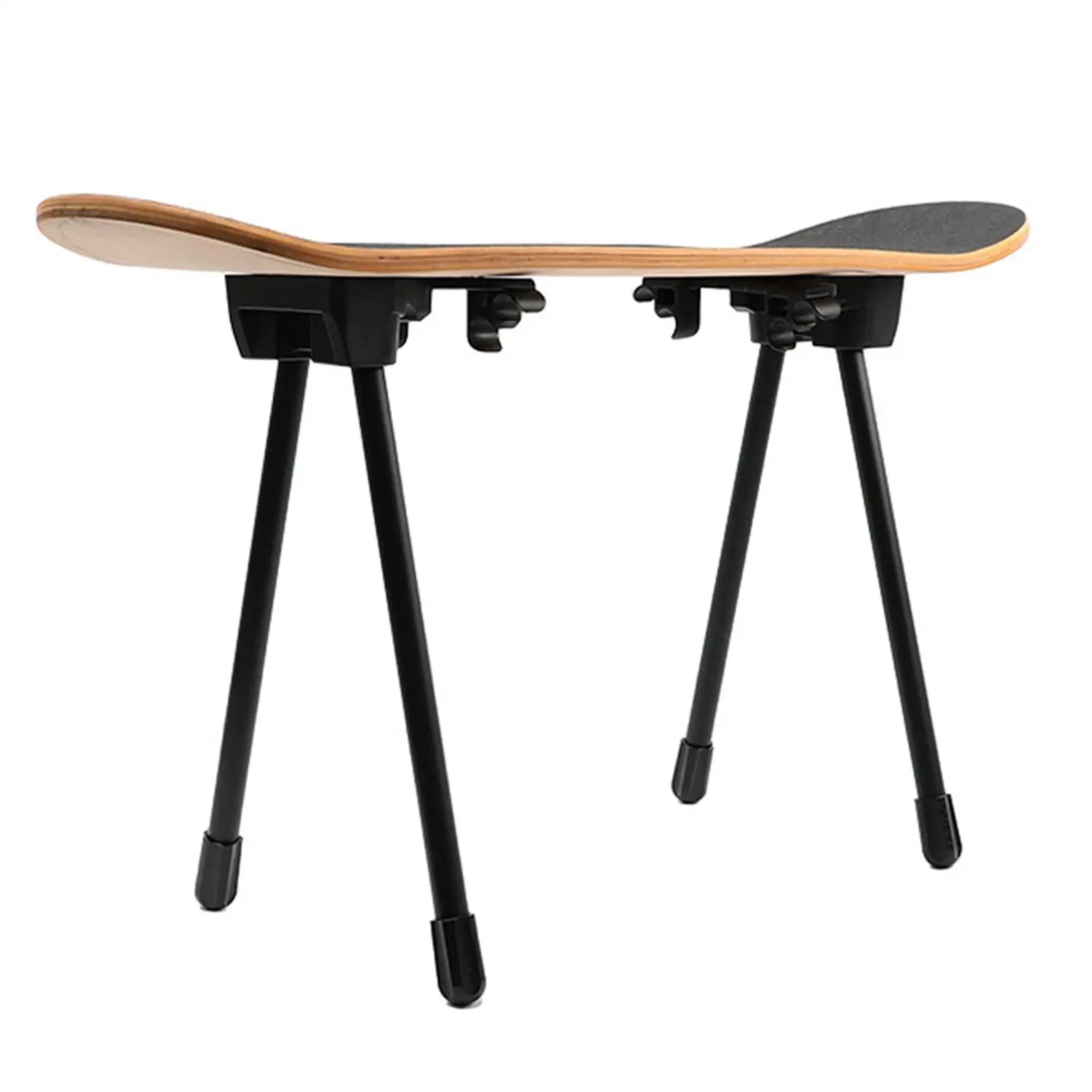 Foldable Camping Table Skateboard Foot DIY Furniture Legs Sturdy Portable with Screws Board Fixture Skateboard Camping Equipment