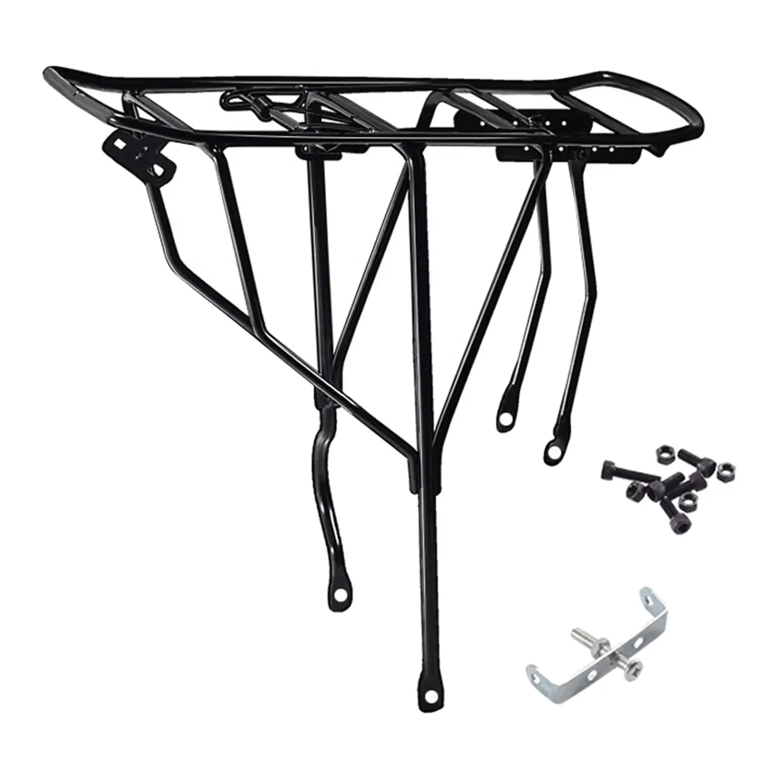 Bicycle Rear Luggage Cargo Rack Sturdy Back Seat 250kg Load Bearing Replacement Part Bracket Portable Riding Rear Bike Rack