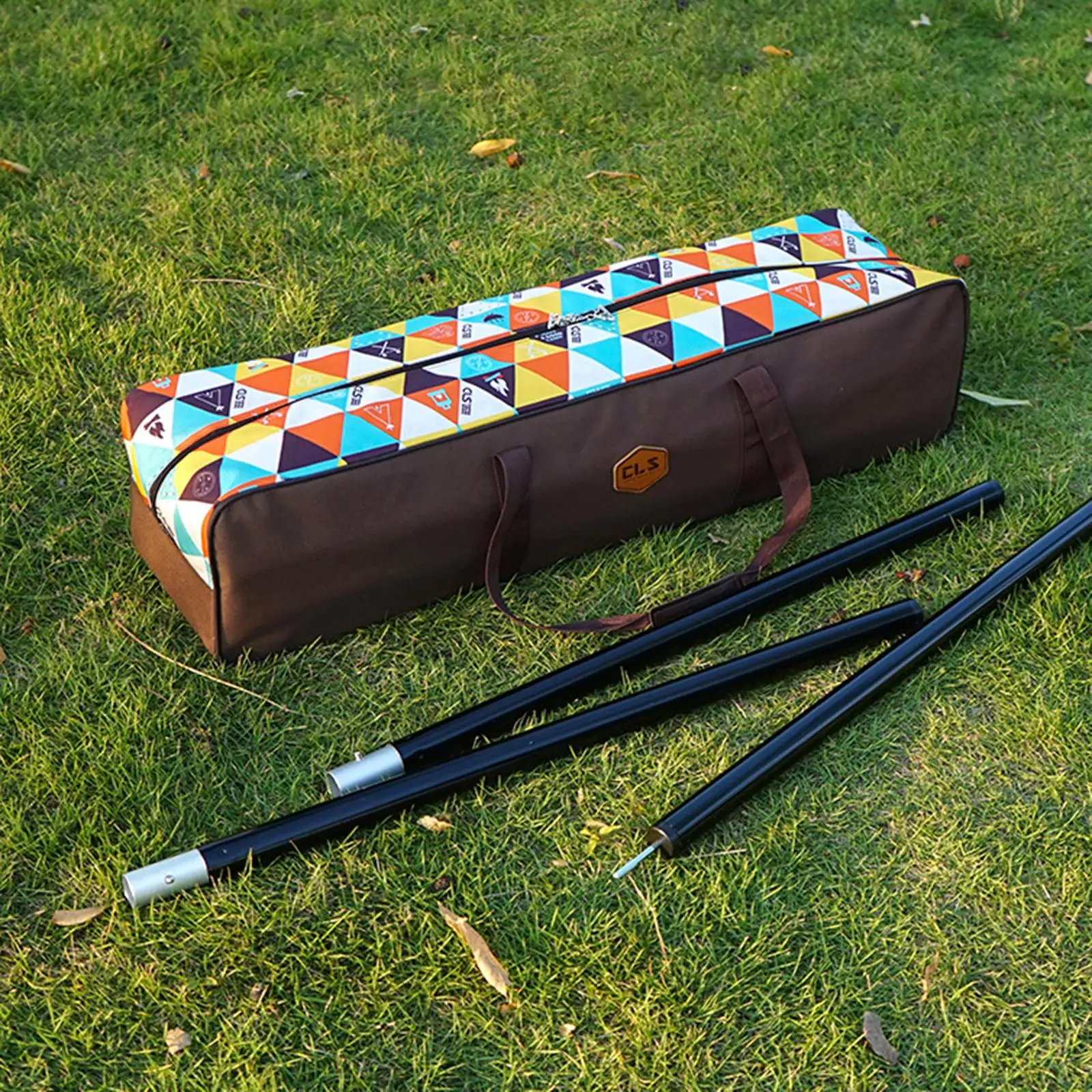 Awning Tent Pole Storage Bag Waterproof Camp Equipment Fishing Rod Outdoor